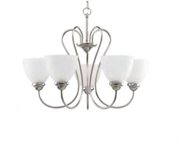 Heart Five-light Chandelier