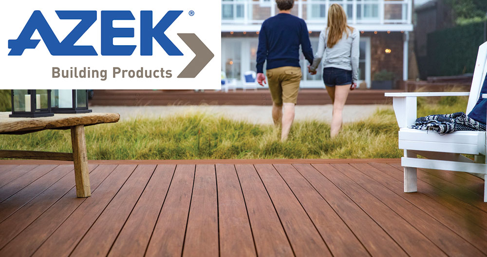 AZEK Building Products Brand Feature on Decking, Railing, Pavers and Trim.