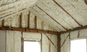 Spray foam insulation by Icynene