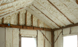 Spray foam insulation by Icynene