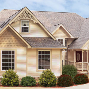 Variform siding in Nottingham style