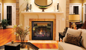 Photo of Astria’s Montebello See-Through gas fireplace 