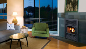 Photo of Superior’s WCT4820 wood-burning fireplace