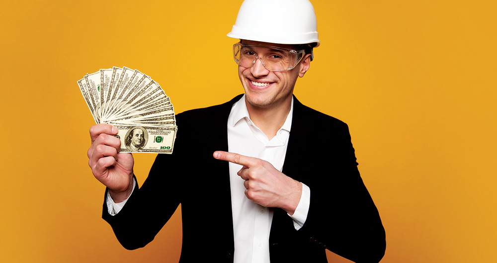 Builder celebrating earning rebates for multifamily builders