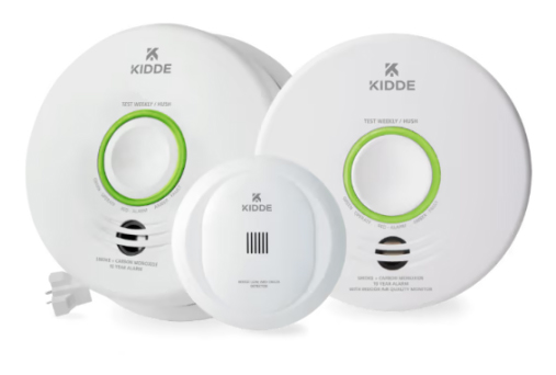 Kidde Smart Alarms (P4010ACSCO-WF, P4010ACSCOAQ-WF and 60WLDR-W)