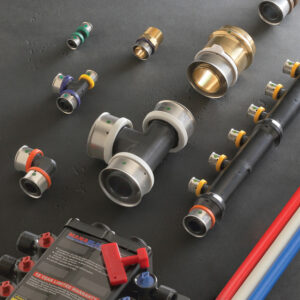 Viega PureFlow PEX press fitting