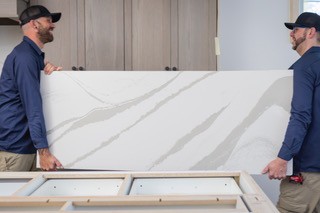 install-pic-4 Cambria Installing countertop