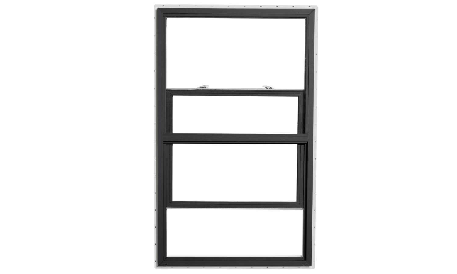 80 Series Black Laminate Open - Alpine Windows