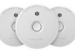 Three Layered White Smoke Alarms